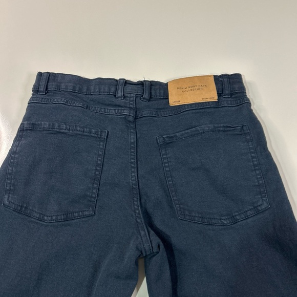 Zara Jeans Women’s Junior’s 13/14 Dark Blue Denim Pockets High Rise Stretch - Picture 6 of 12